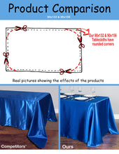 Load image into Gallery viewer, Bargain 90 X 132 in. Rectangular Polyester Tablecloth Chocolate