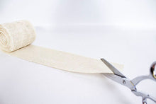 Load image into Gallery viewer, 2 yd. Burlap Ribbon Roll Red