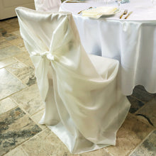 Load image into Gallery viewer, Satin Universal Chair Cover 1/Pack (11 Colors)