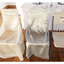 Load image into Gallery viewer, Satin Universal Chair Cover 1/Pack (11 Colors)