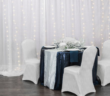 Load image into Gallery viewer, 10 ft. White Starlight Backdrop with Warm White LEDs