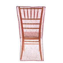 Load image into Gallery viewer, Chiavari Chair Cover Web Organza (5 Colors)