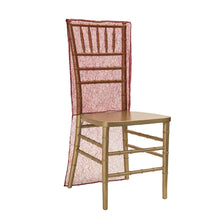 Load image into Gallery viewer, Chiavari Chair Cover Web Organza (5 Colors)