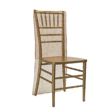 Load image into Gallery viewer, Chiavari Chair Cover Web Organza (5 Colors)