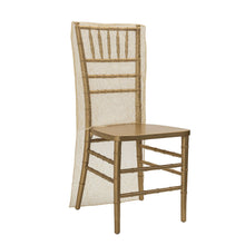 Load image into Gallery viewer, Chiavari Chair Cover Web Organza (5 Colors)