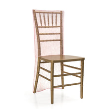 Load image into Gallery viewer, Chiavari Chair Cover Web Organza (5 Colors)