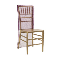Load image into Gallery viewer, Chiavari Chair Cover Web Organza (5 Colors)