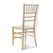 Load image into Gallery viewer, Chiavari Chair Cover Web Organza (5 Colors)
