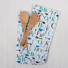 Load image into Gallery viewer, 20 X 20 in. Chef Print Cotton Napkins 4/Pack (3 Colors)