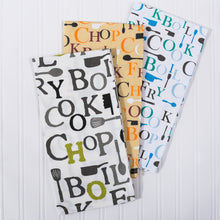 Load image into Gallery viewer, 20 X 20 in. Chef Print Cotton Napkins 4/Pack (3 Colors)