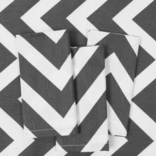 Load image into Gallery viewer, 19 X 19 in. Chevron Cotton Napkins 4/Pack (12 Colors)