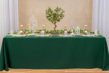 Load image into Gallery viewer, 90 X 156 in. Rectangular with Round Corners Polyester Tablecloth (20 Colos)