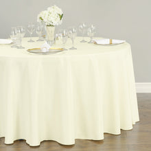 Load image into Gallery viewer, 120 In. Round Polyester Tablecloth (20 Colors)