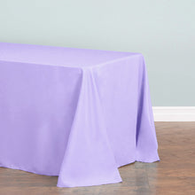Load image into Gallery viewer, 90 X 132 in. Rectangular with Round Corners Polyester Tablecloth (20 Colors)