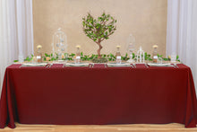 Load image into Gallery viewer, 90 X 156 in. Rectangular with Round Corners Polyester Tablecloth (20 Colos)