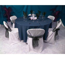 Load image into Gallery viewer, 120 In. Round Polyester Tablecloth (20 Colors)