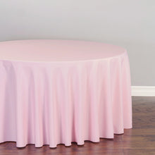 Load image into Gallery viewer, 120 In. Round Polyester Tablecloth (20 Colors)