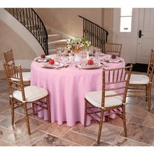 Load image into Gallery viewer, 120 In. Round Polyester Tablecloth (20 Colors)