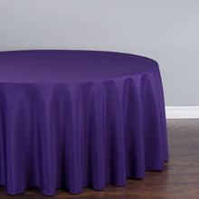 Load image into Gallery viewer, 120 In. Round Polyester Tablecloth (20 Colors)