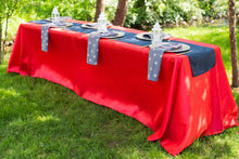 Load image into Gallery viewer, 90 X 156 in. Rectangular with Round Corners Polyester Tablecloth (20 Colos)