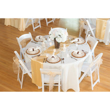 Load image into Gallery viewer, 120 In. Round Polyester Tablecloth (20 Colors)
