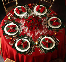 Load image into Gallery viewer, 120 In. Round Polyester Tablecloth (20 Colors)