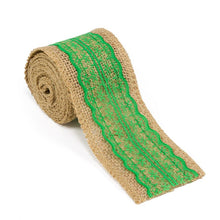 Load image into Gallery viewer, Burlap Ribbon Roll With Lace (4 Colors)
