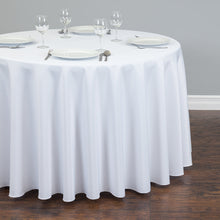 Load image into Gallery viewer, 108 in. Round Polyester Tablecloth (20 Colors)

