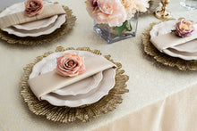 Load image into Gallery viewer, Coral Glass Charger Plate 4/Pack
