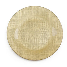 Load image into Gallery viewer, Metallic Mesh Glass Charger Plate 4/Pack (4 Colors)
