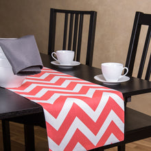 Load image into Gallery viewer, 13 X 90 in. Chevron Cotton Table Runner (10 Colors)
