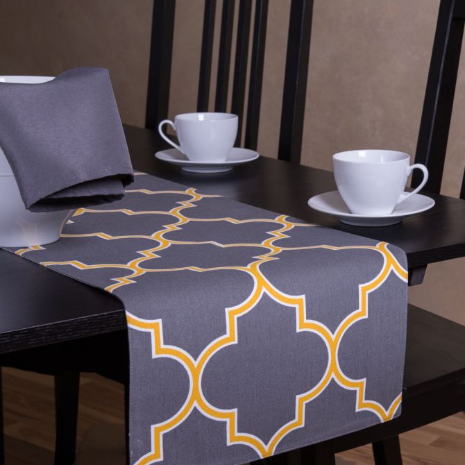 13 X 90 in. Trellis Design Cotton Table Runner (9 colors)