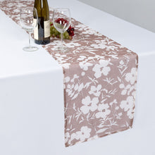 Load image into Gallery viewer, 14 X 108 in. Foliage Table Runner Lime With White

