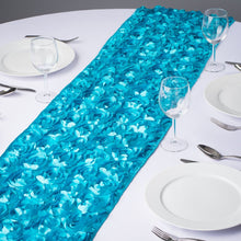 Load image into Gallery viewer, 14 X 108 in. Rosette Satin Table Runner (4 Colors)
