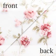 Load image into Gallery viewer, 14 x 108 in. Sheer with Pink Roses Table Runner
