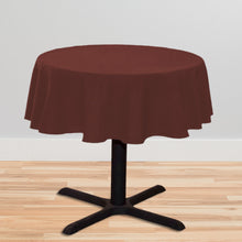 Load image into Gallery viewer, 51 in. Round Cotton-Feel Tablecloth
