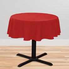Load image into Gallery viewer, 51 in. Round Cotton-Feel Tablecloth
