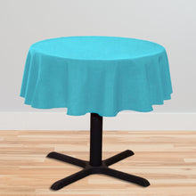 Load image into Gallery viewer, 51 in. Round Cotton-Feel Tablecloth
