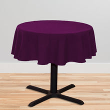 Load image into Gallery viewer, 51 in. Round Cotton-Feel Tablecloth
