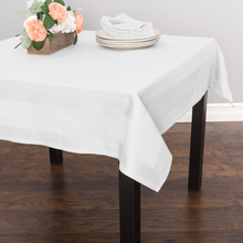 Load image into Gallery viewer, 54 X 66 in. Satin Band Rectangular Cotton Tablecloth (7 Colors)
