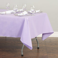Load image into Gallery viewer, 60 x 126 in. Rectangular Polyester Tablecloth Lavender
