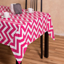 Load image into Gallery viewer, 60 in. Square Chevron Cotton Tablecloth (12 Colors)

