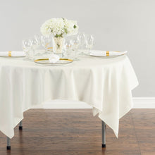Load image into Gallery viewer, 70 in. Square Polyester Tablecloth Ivory
