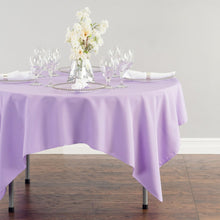 Load image into Gallery viewer, 70 in. Square Polyester Tablecloth Lavender
