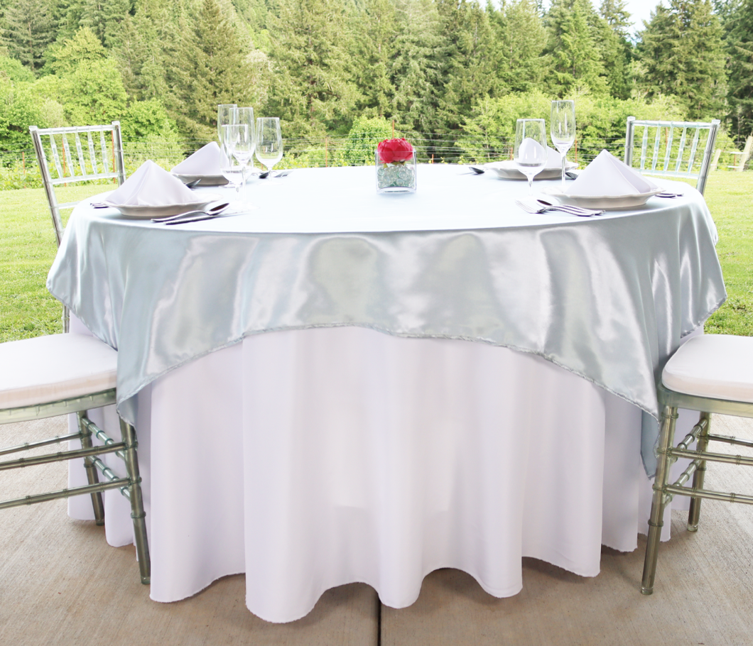60 in. Square Satin Overlay (14 Colors)