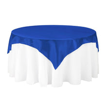 Load image into Gallery viewer, 72 in. Square Satin Overlay Royal Blue
