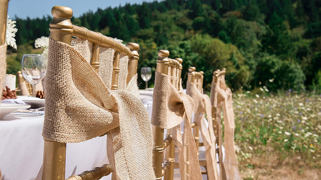 Burlap Chair Sash (5/Pack)