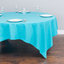 Load image into Gallery viewer, 85 in. Square Cotton-Feel Tablecloth
