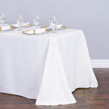 Load image into Gallery viewer, 90 X 132 in. Rectangular with Round Corners Polyester Tablecloth (20 Colors)

