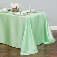 Load image into Gallery viewer, 90 x 156 in. Rectangular Satin Tablecloth Hemlock
